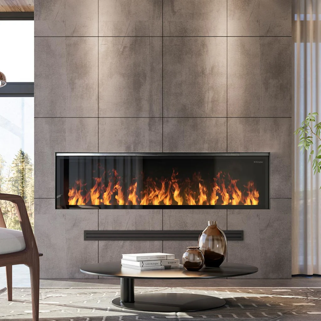 modern electric fireplace