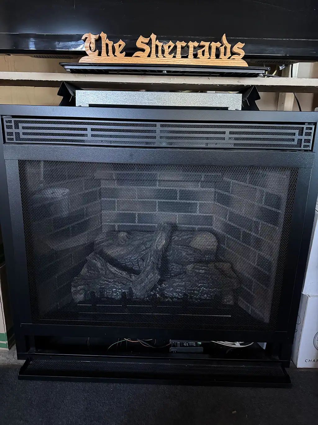 electric fireplace by River City Fireplaces