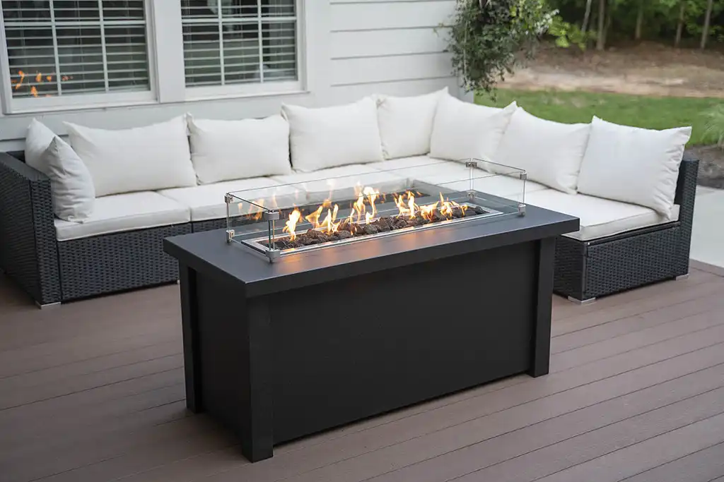 outdoor electric firepit